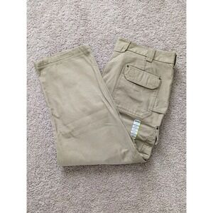 NWT Duluth‎ Fire Hose Relaxed Fit Cargo Work Pants Mens 44x30 Brown Utility